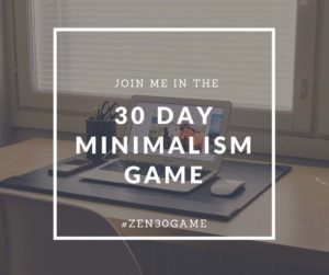 You are currently viewing 30 Day Minimalism Game