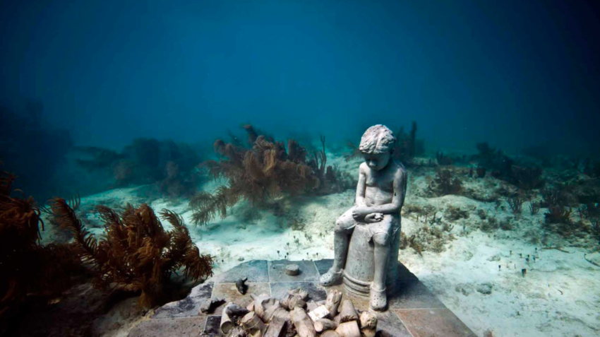 Inheritance at Cancun Underwater Museum