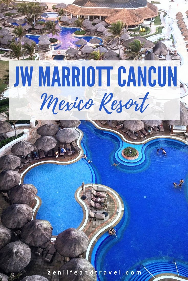 JW Marriott Cancun Resort and Spa is located right on the beach in Cancun, Mexico. This luxury hotel has everything you need for a fantastic vacation in Mexico.