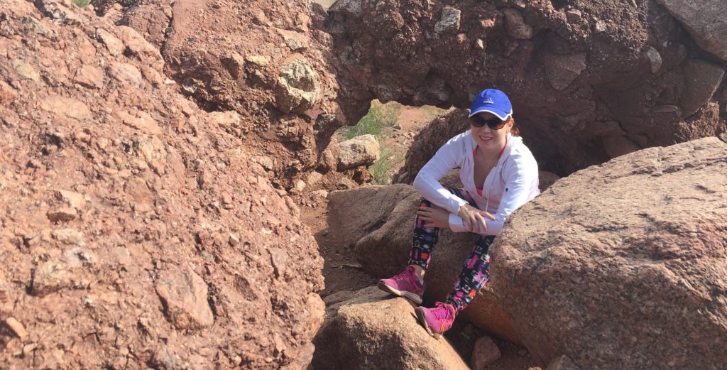 Hiking Papago Park in Phoenix Arizona