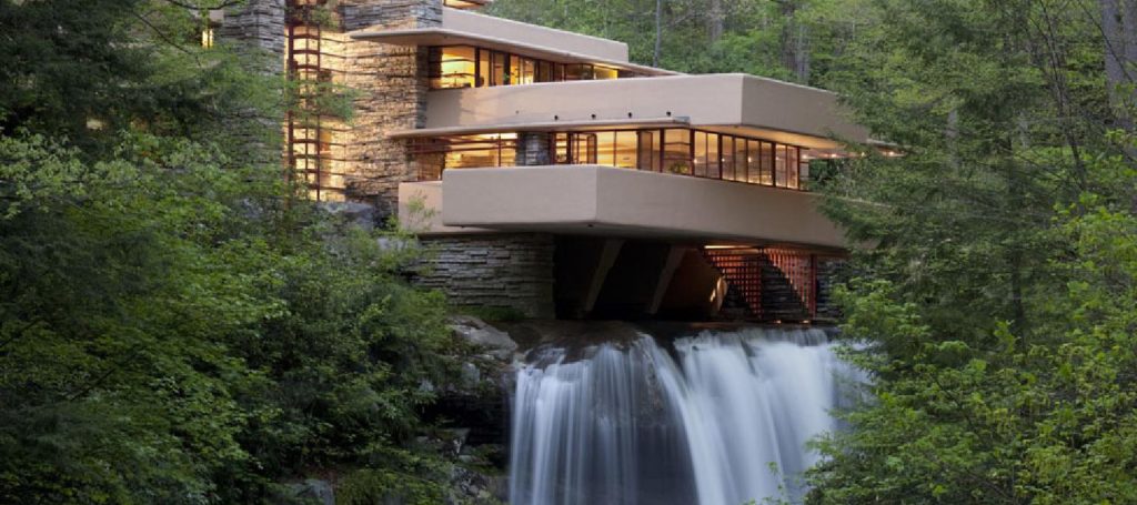 Frank Lloyd Wright's Falling Water in Pennsylvania