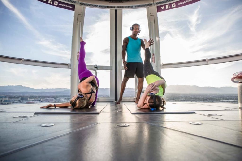 Yoga on High Roller Las Vegas