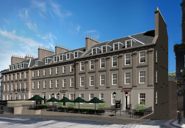 How to use 100,000 Marriott Rewards Points - Courtyard Edinburgh