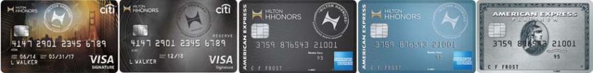 hilton honors elite status credit cards