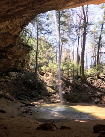 Hocking Hills State Park recess cave