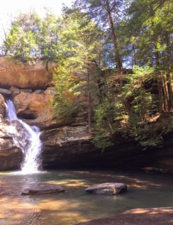 Hocking Hills waterfall