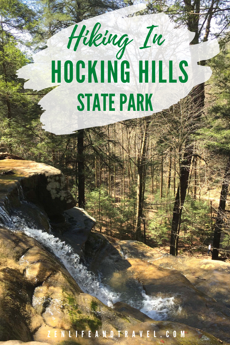 Hiking in Hocking Hills State Park in Logan, Ohio | Hocking Hills is one of the best hiking spots in all of Ohio. If you're visiting Ohio, Hiking Hills is a must-see location.