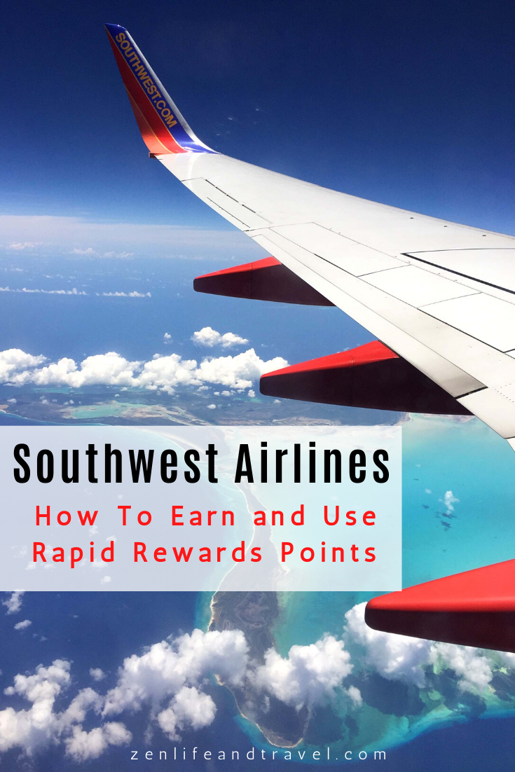 How to earn and use Southwest Rapid Rewards points | How to get free flights on Southwest Airlines using points.