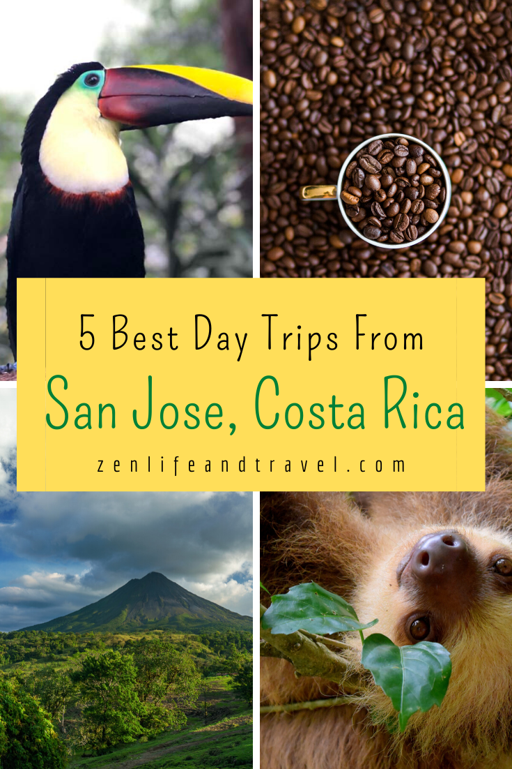 San Jose Costa Rica Day Trips | These 5 day trips from San Jose Costa Rica will give you a taste of Pura Vida! All tours have options to include transportaton from your San Jose hotel.