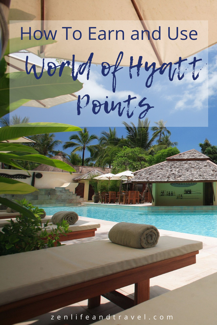 How to earn and use World of Hyatt points | Tips to help you learn the basics of earning Hyatt points and using them for free hotel nights.