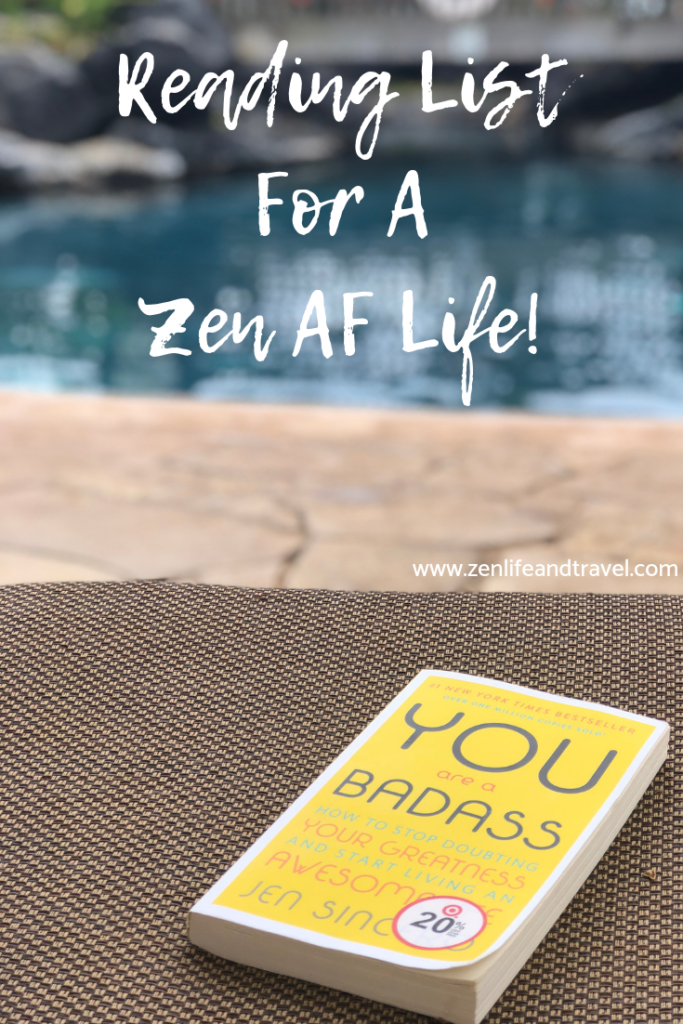 Reading List For A Zen AF Life | Book Recommendations For Women | Self Help Books | Gift Ideas #bookrecommendations #zenaf #readthisbook #reading