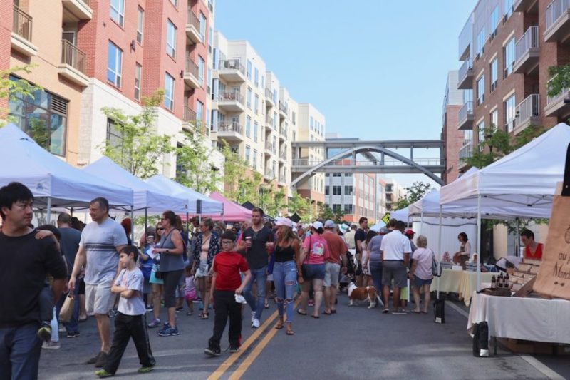 Summer activities in Columbus Ohio - Dublin Market at Bridge Park