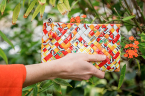 artisan's choice woven clutch from Mother Erth