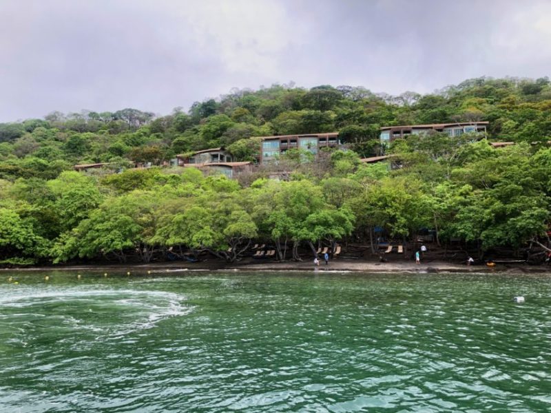 view of Andaz Costa Rica from the bay