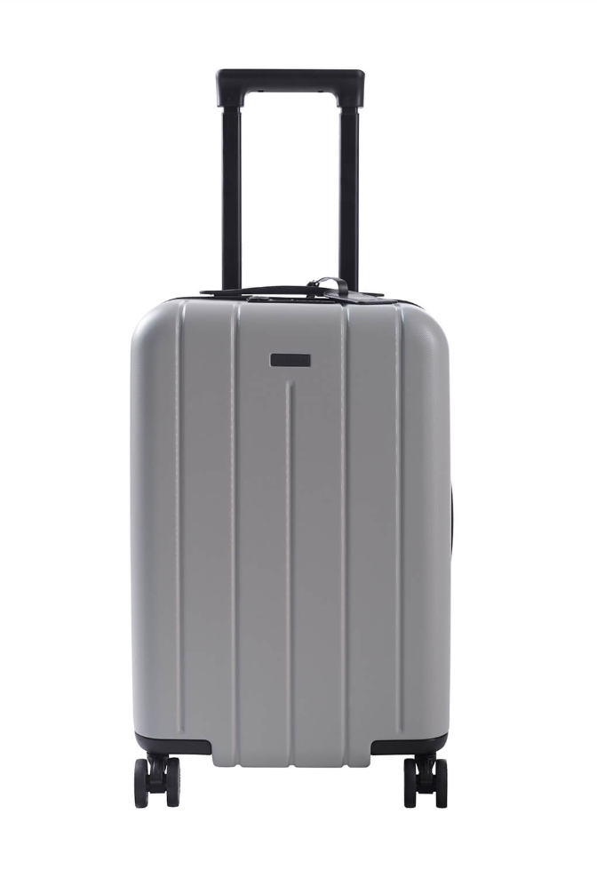 Aluminum Grey Chester Minima Carry-On Luggage