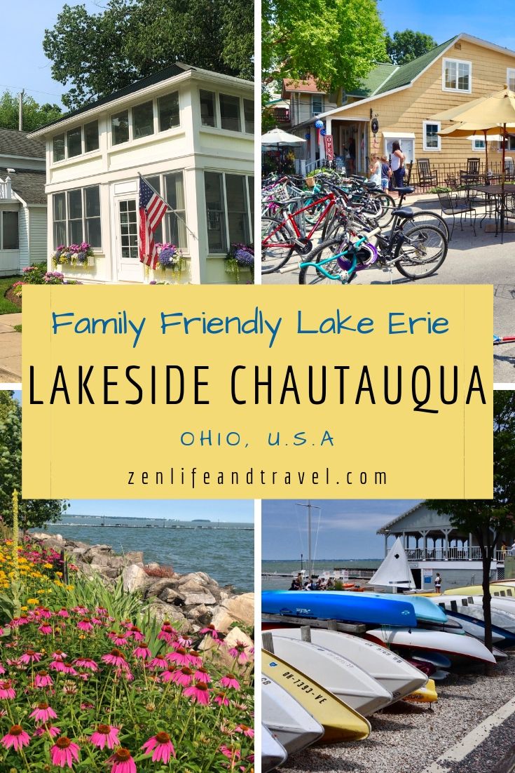 Looking for a family friendly destination on Lake Erie? Check out Lakeside Chautauqua, Ohio. This town is full of charm and the most gorgeous coastline on the lake. #mwtravel #midwesttravel #travel #ohio #lakeerie #lakeside #chautauqua #familytravel 