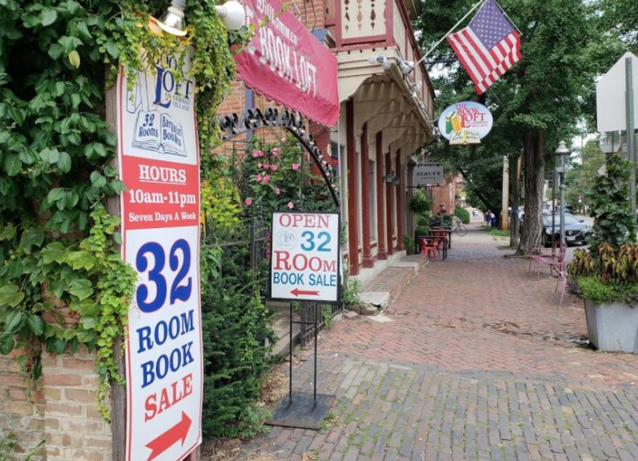 The book loft in Columbus, Ohio's German Village