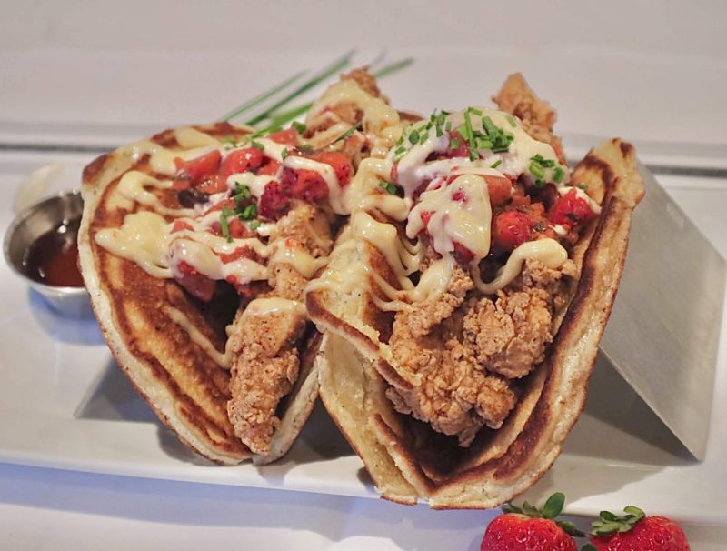 Chicken Hotcake Tacos at The Woodbury Columbus