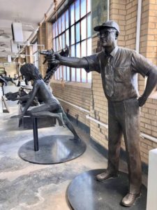 Woody Hayes Sculpture by Alan Cottrill