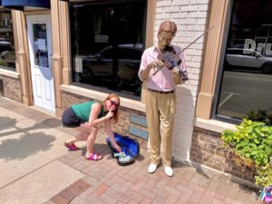 Carmel Indiana Arts District Statues