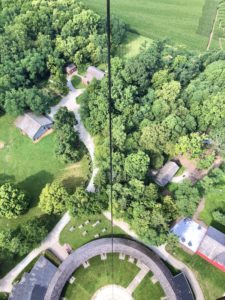 View from Balloon Ride at Conner Prairie