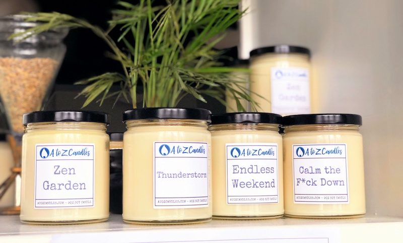 A to Z candles - Ohio made gifts