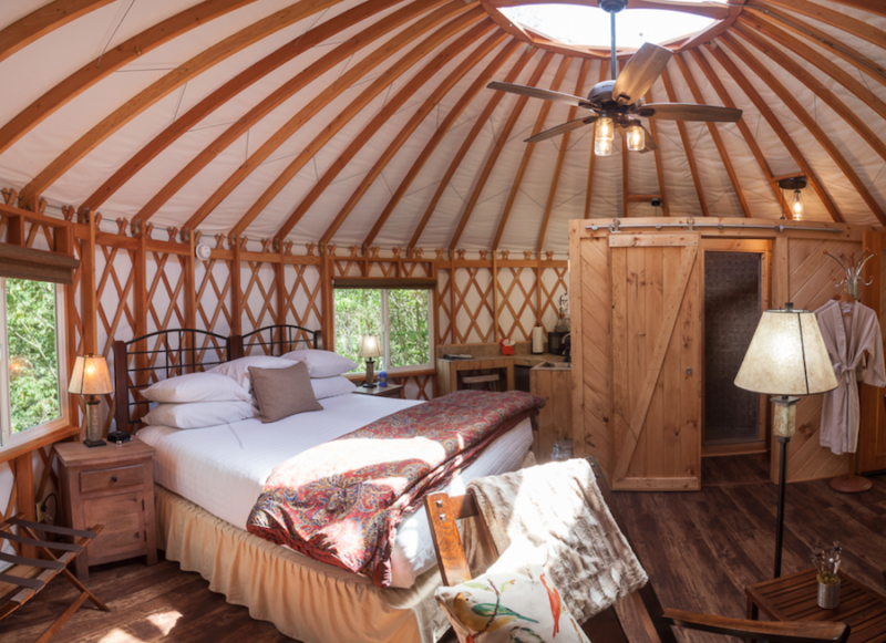 Hocking Hills Yurt at Inn and Spa at Cedar Falls