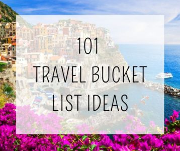 travel bucket list ideas