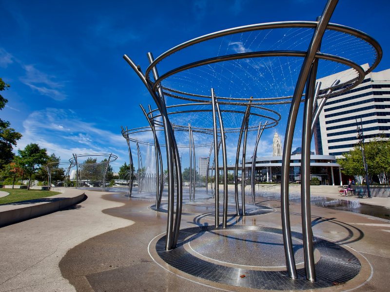 Scioto Mile Fountains