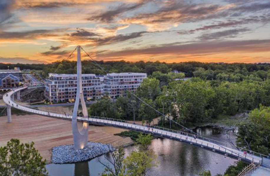 Dublin Link Bridge - Downtown Dublin Ohio