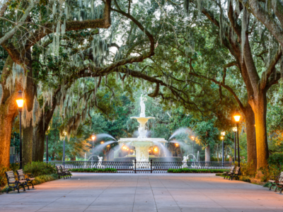 Forsyth Park Fountain Savannah Georgia