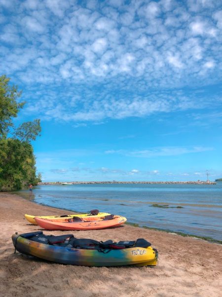 Beach at Kelleys Island Ohio