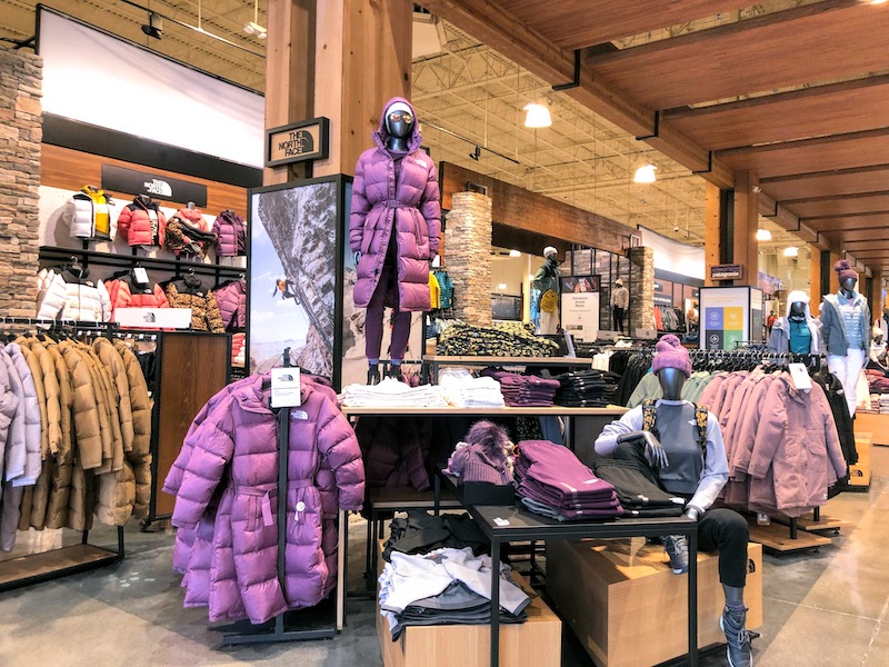 North Face Display at Public Lands Columbus