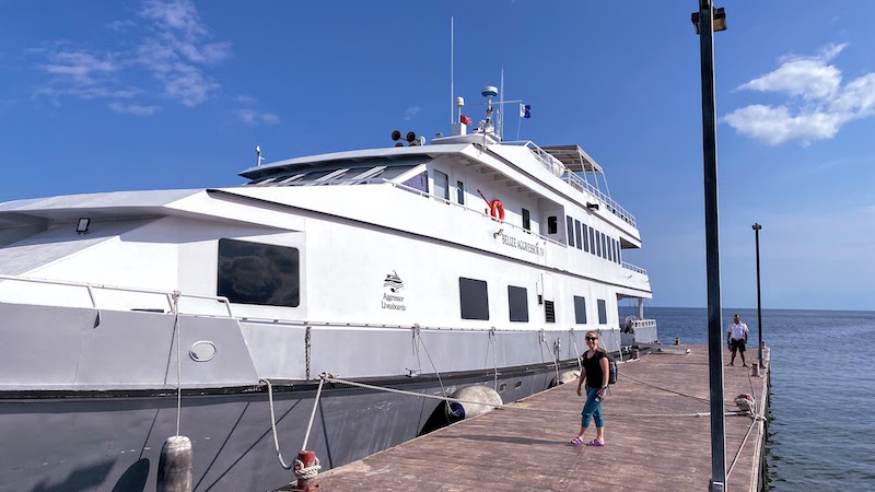 Belize Aggressor 4 at the dock