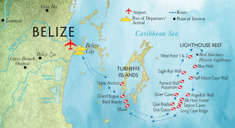 Belize diving locations