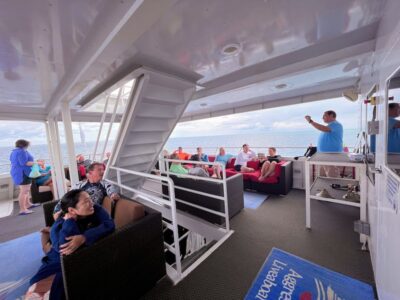 Dive briefing on the Belize Aggressor 4