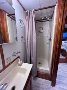 In room shower on Belize Aggressor IV room 2